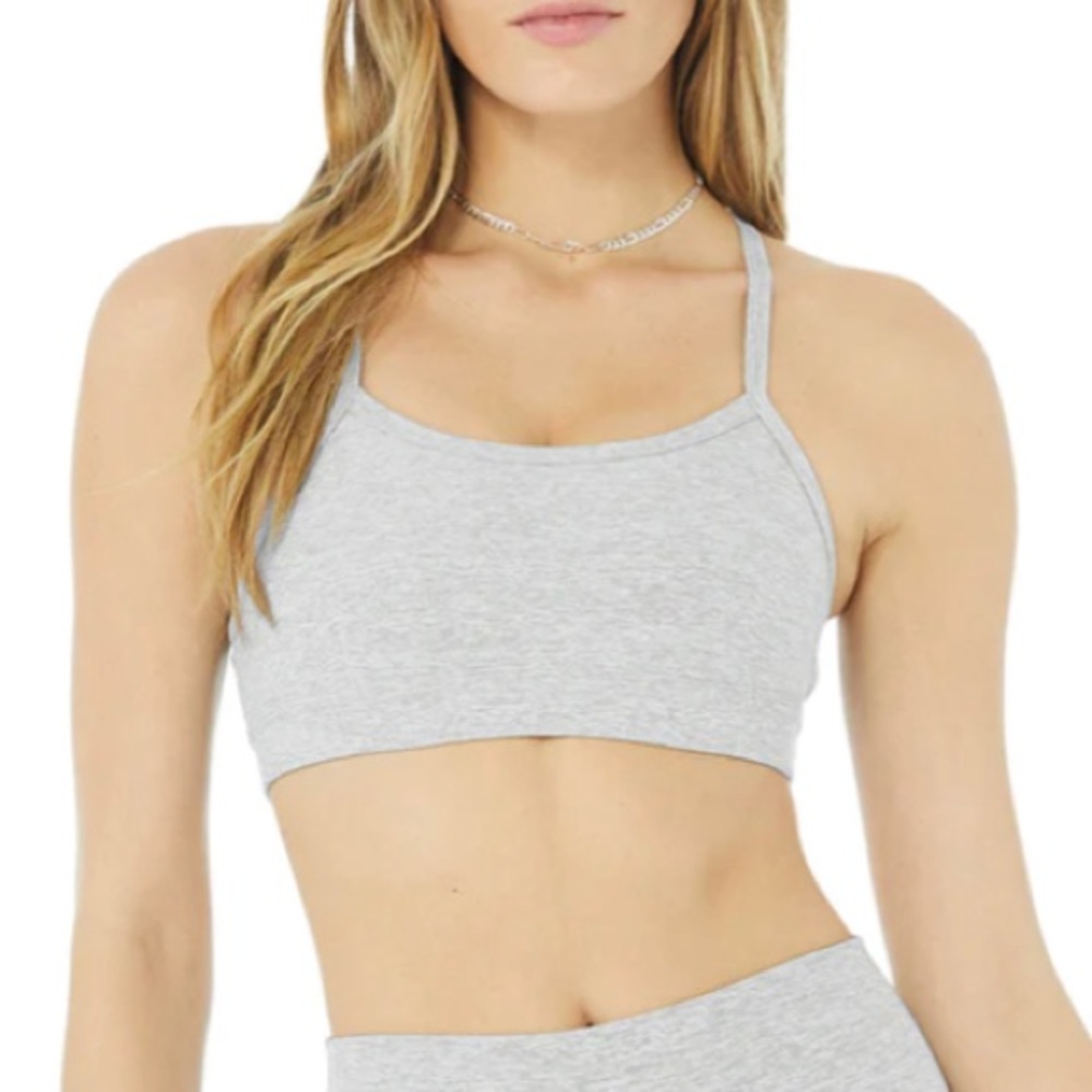 ALO Yoga Pink Alosoft Gratitude Bra Size Medium NWT